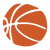 drawing of a basketball 